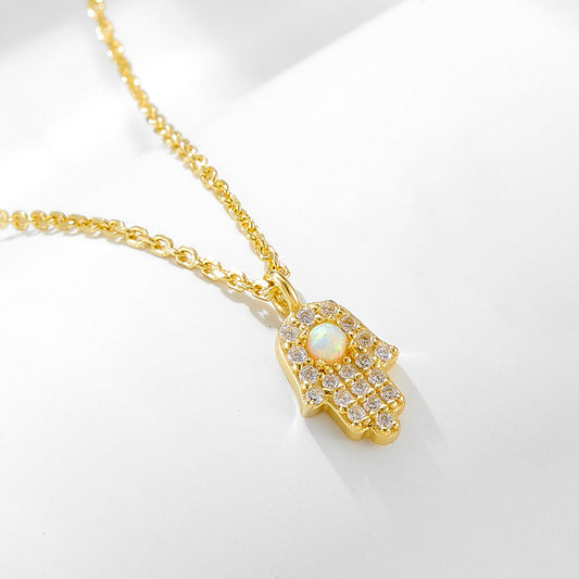 Fatima’s Opal Caress Necklace Stella Harte