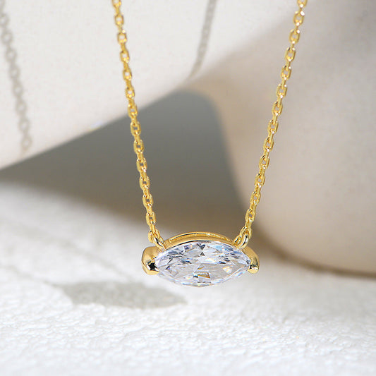 Cat's Eye Zircon Eternal Whisper Necklace Stella Harte