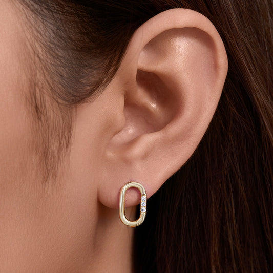 Lila’s U-Sparkle Earrings Stella Harte