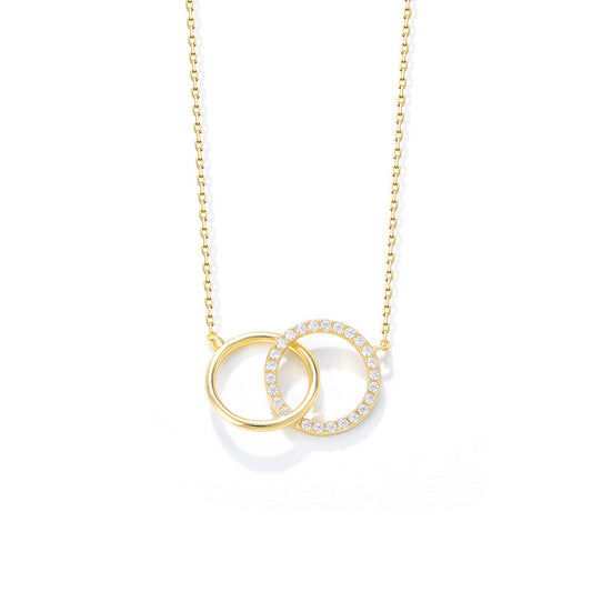 Twin Circle Eternal Bond Necklace Stella Harte
