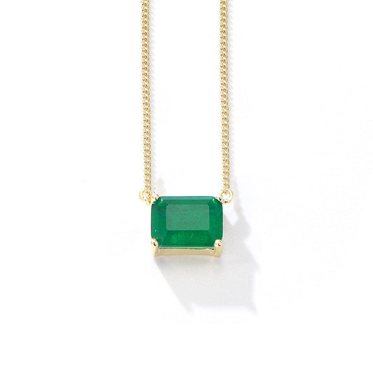 Emerald Jewel Harmony Necklace Stella Harte