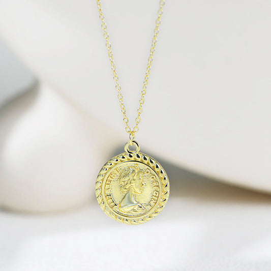 Regal Muse Coin Necklace Stella Harte