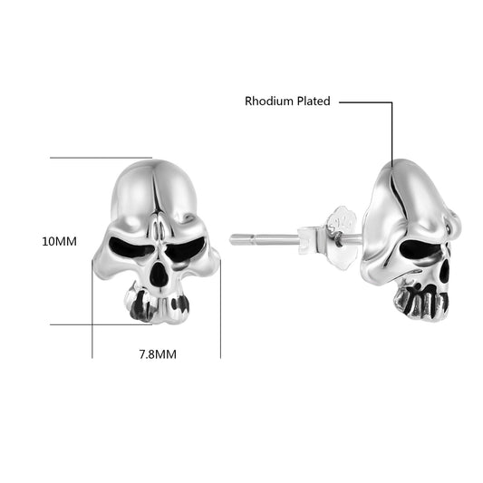 Rebel Skull Studs Stella Harte