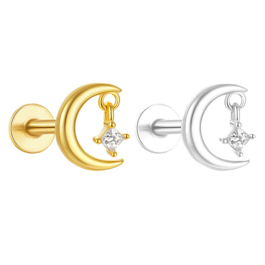 Crescent Moon Star Kiss Stella Harte