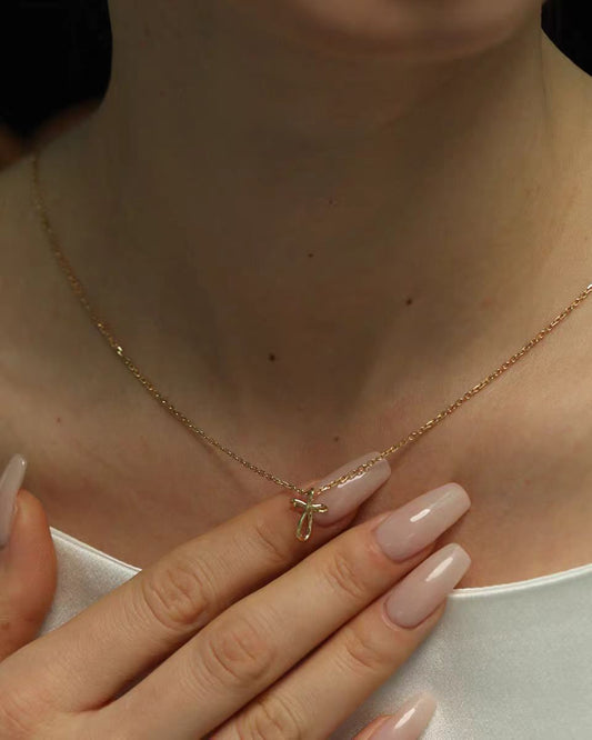 Angel's Embrace Cross Necklace Stella Harte