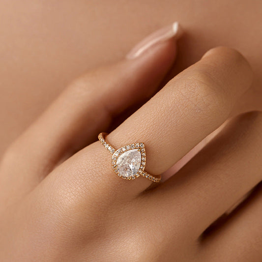 Watery Drop Ring Stella Harte