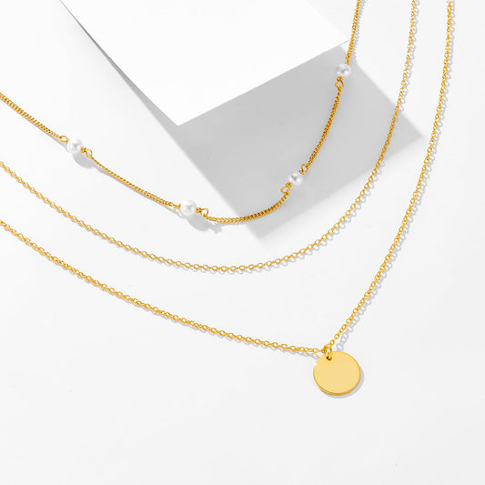 Auric Pearl Sonata Layer Necklace Stella Harte