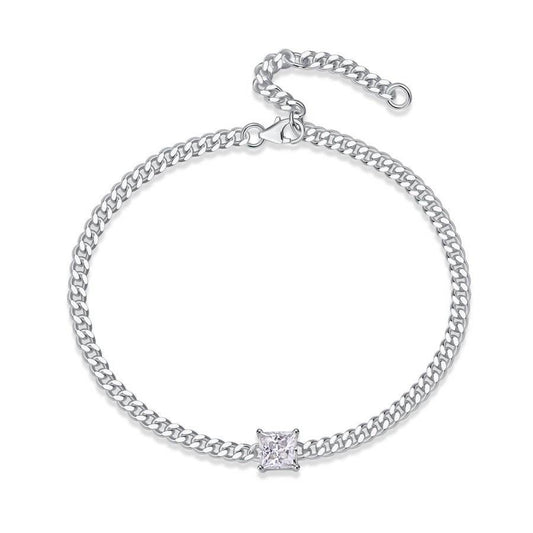 Square Sparkle Chain Bracelet Stella Harte