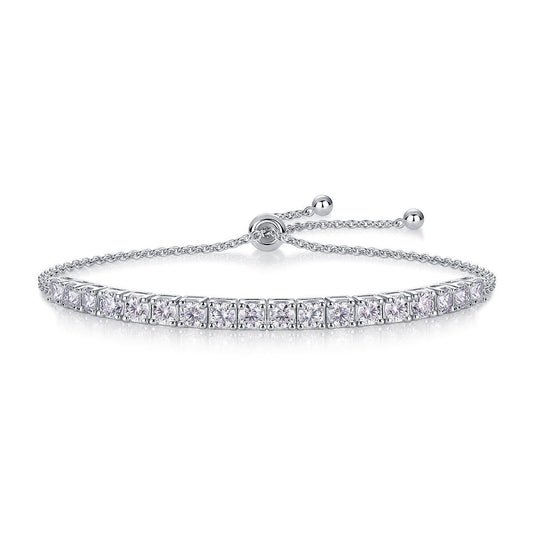 Square Eternity Slide Bracelet Stella Harte