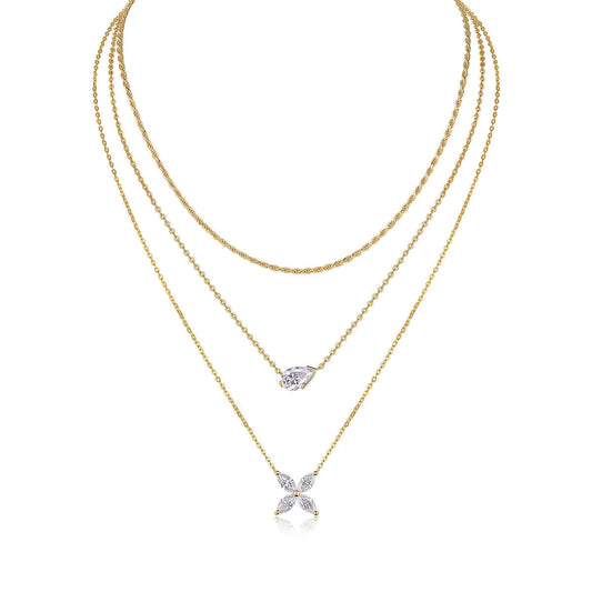 Pear Blossom Layer Necklace Stella Harte