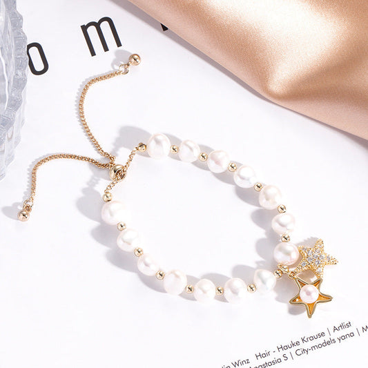 Pearl Seashell Glow Bracelet Stella Harte