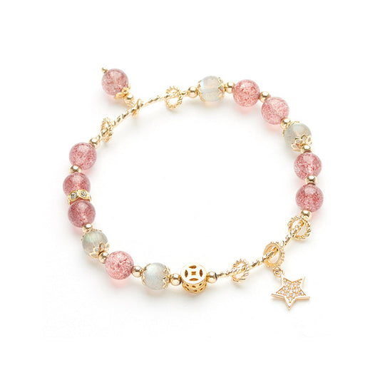 Blush Star Wish Bracelet Stella Harte