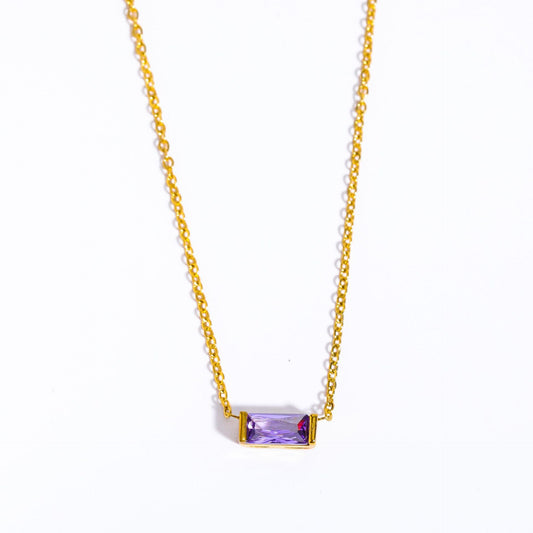Birthstone Bar Necklace Stella Harte