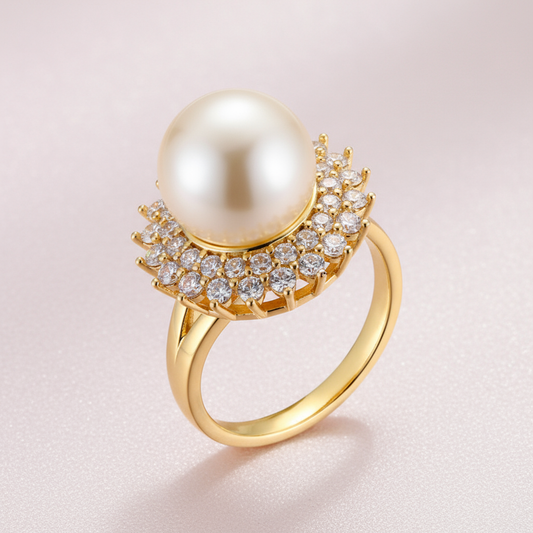 Vionna Pearl Ring Stella Harte