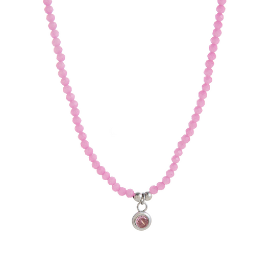 Blush Amethyst Glow Necklace Stella Harte