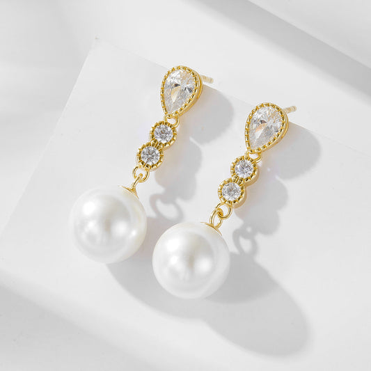 Ava’s PearlElegance Earrings Stella Harte