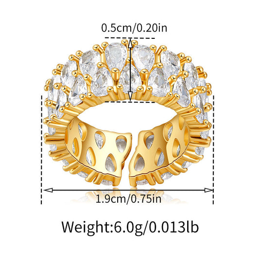 Rose Baguette Eternity Ring