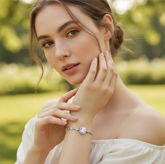 Eternal Halo Square Bracelet Stella Harte