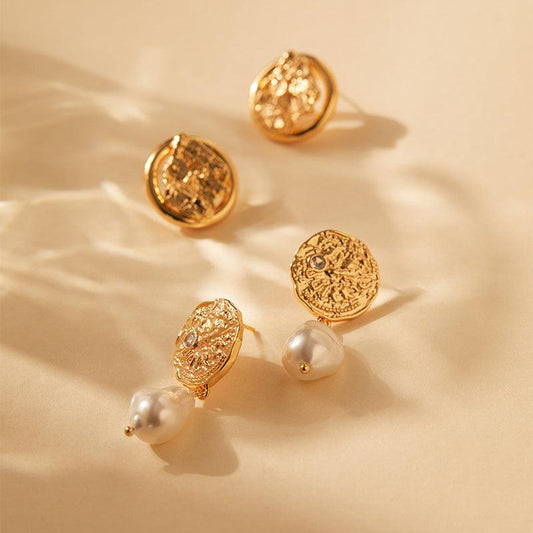 Solomon Pearl Drops Earrings Stella Harte