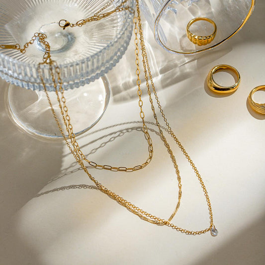 Sophia Layered Necklace Stella Harte