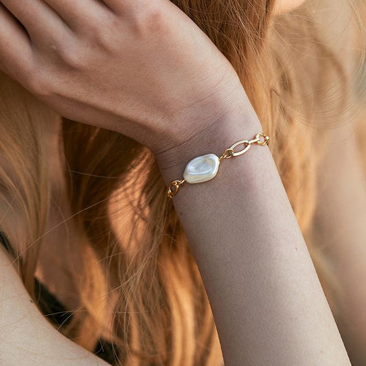 Isla Pearl Link Bracelet Stella Harte