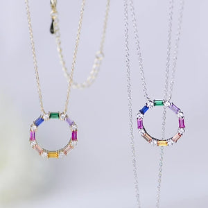 Rainbow Ring Radiance Necklace