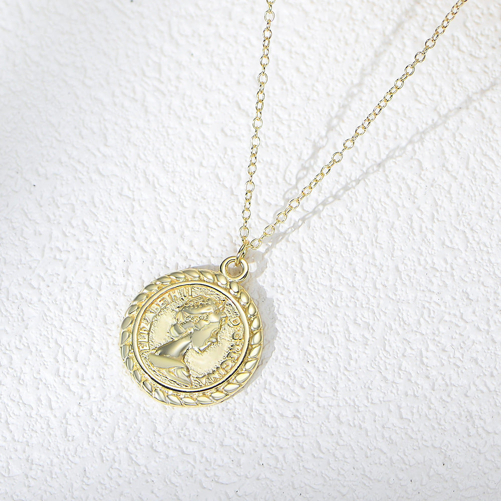 Regal Muse Coin Necklace Stella Harte