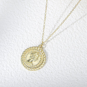Regal Muse Coin Necklace