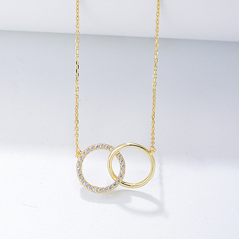 Twin Circle Eternal Bond Necklace Stella Harte