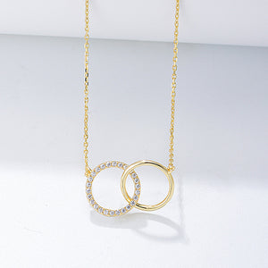 Twin Circle Eternal Bond Necklace