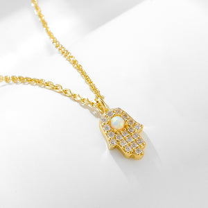 Fatima’s Opal Caress Necklace