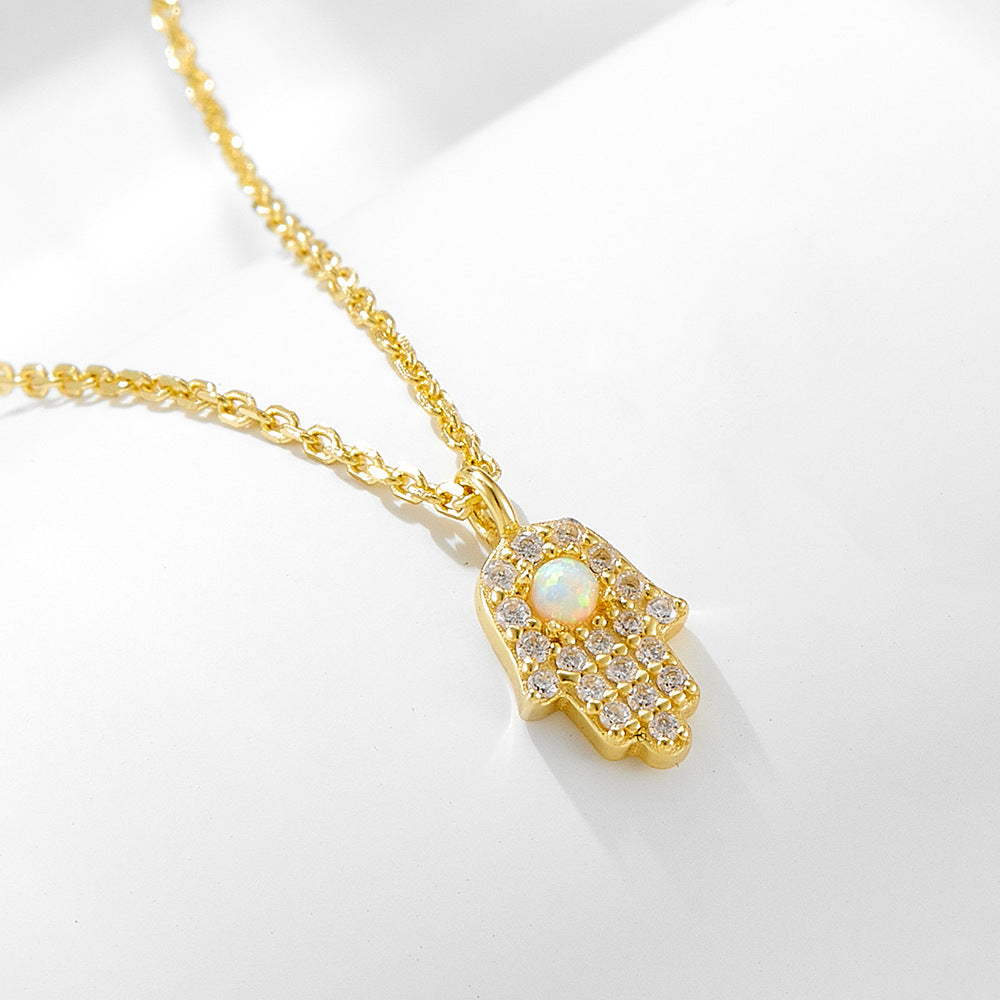Fatima’s Opal Caress Necklace Stella Harte