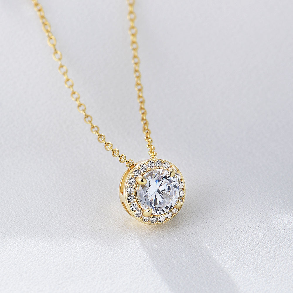 Luna’s StarryCircle Charm Necklace Stella Harte