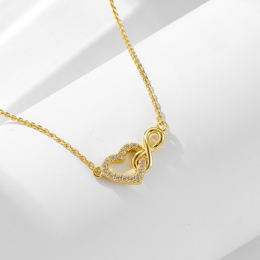 Lily’s LuckyHeart Infinity Necklace