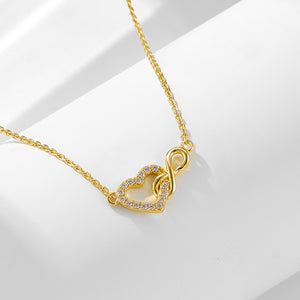Lily’s LuckyHeart Infinity Necklace