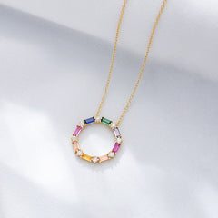 Rainbow Ring Radiance Necklace