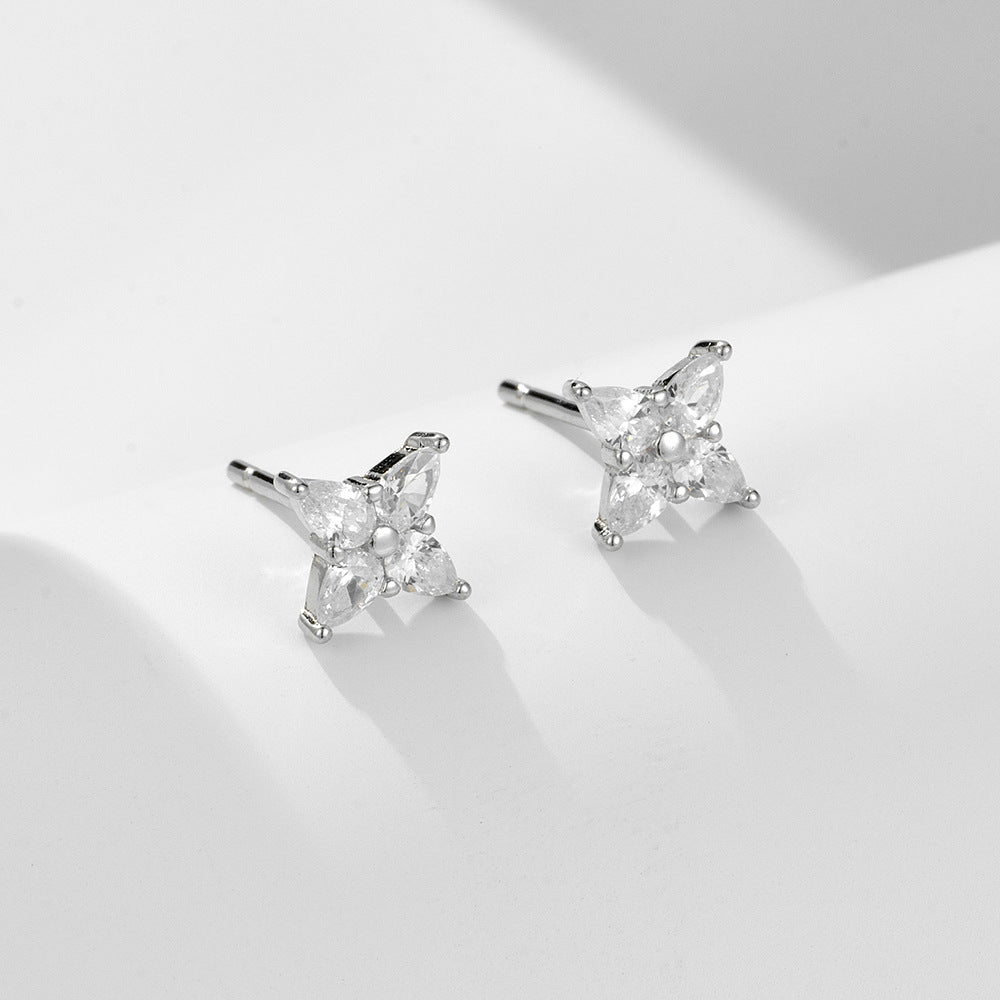 Chloe’s CloverCharm Earrings