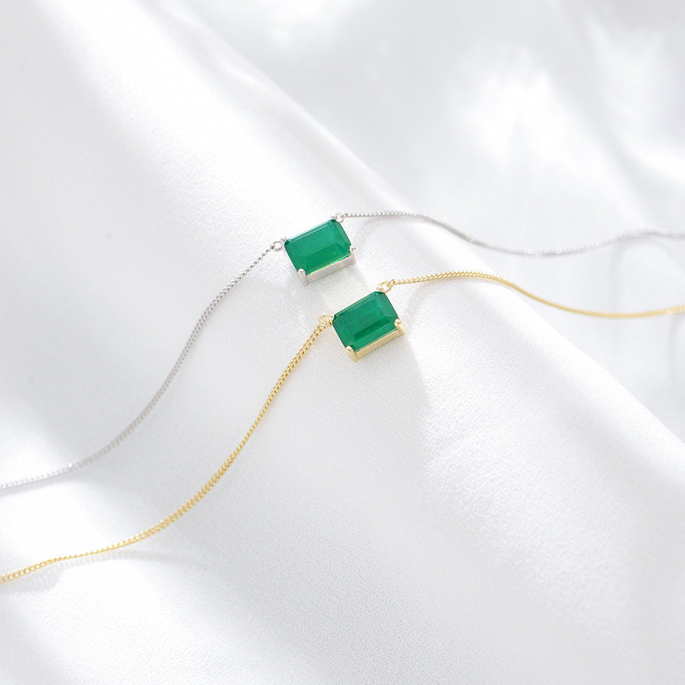 Emerald Jewel Harmony Necklace Stella Harte