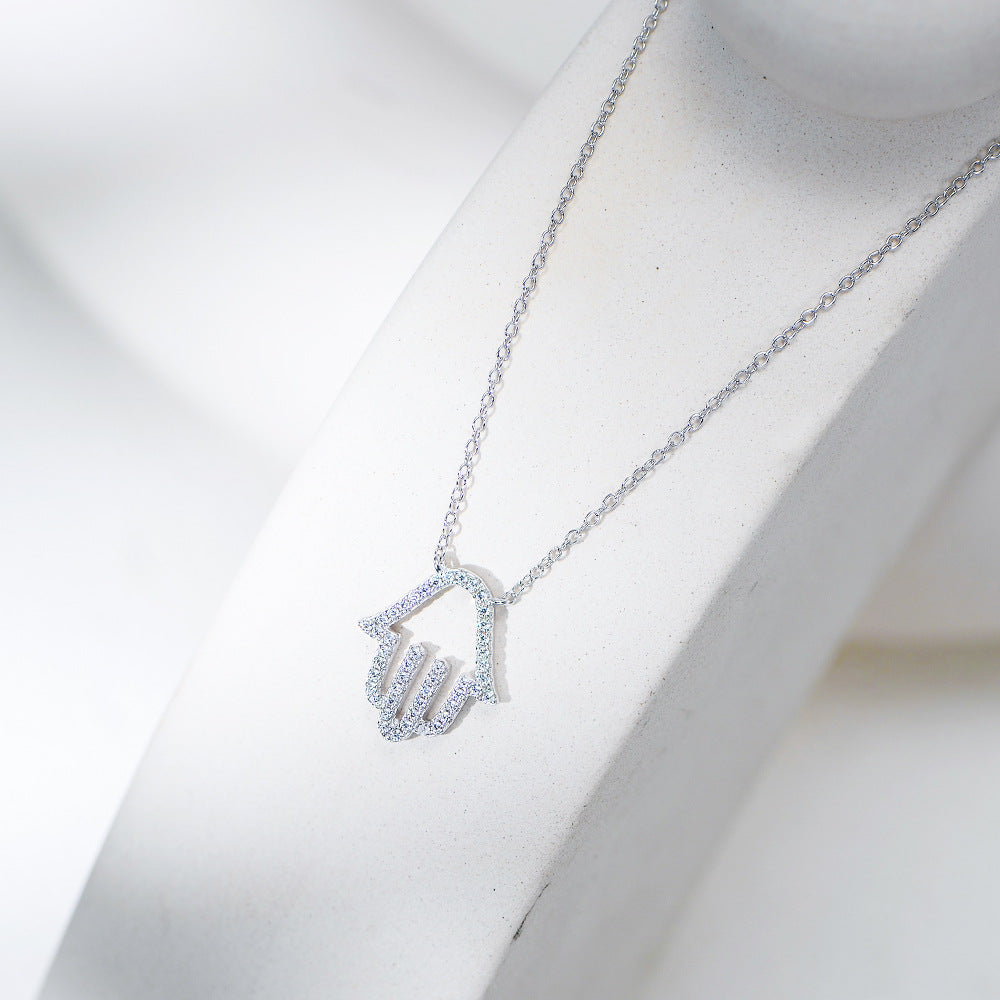 Celestial Palm Whisper Necklace