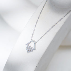 Celestial Palm Whisper Necklace