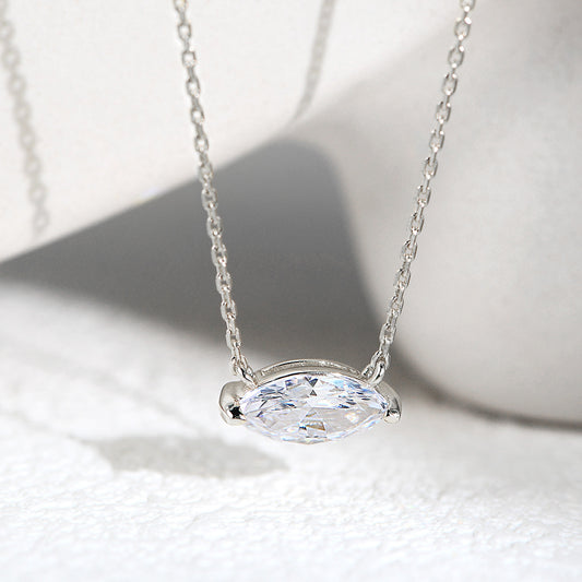 Cat's Eye Zircon Eternal Whisper Necklace