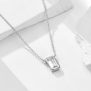 Starlit Zircon Charm Necklace