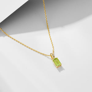 Amethyst Peridot Moonlit Dance Necklace