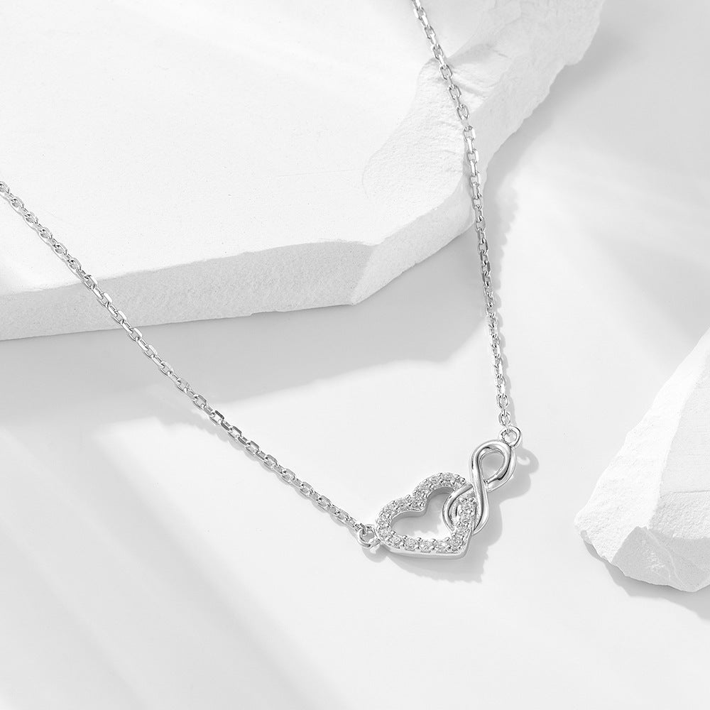 Lily’s LuckyHeart Infinity Necklace