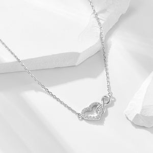 Lily’s LuckyHeart Infinity Necklace