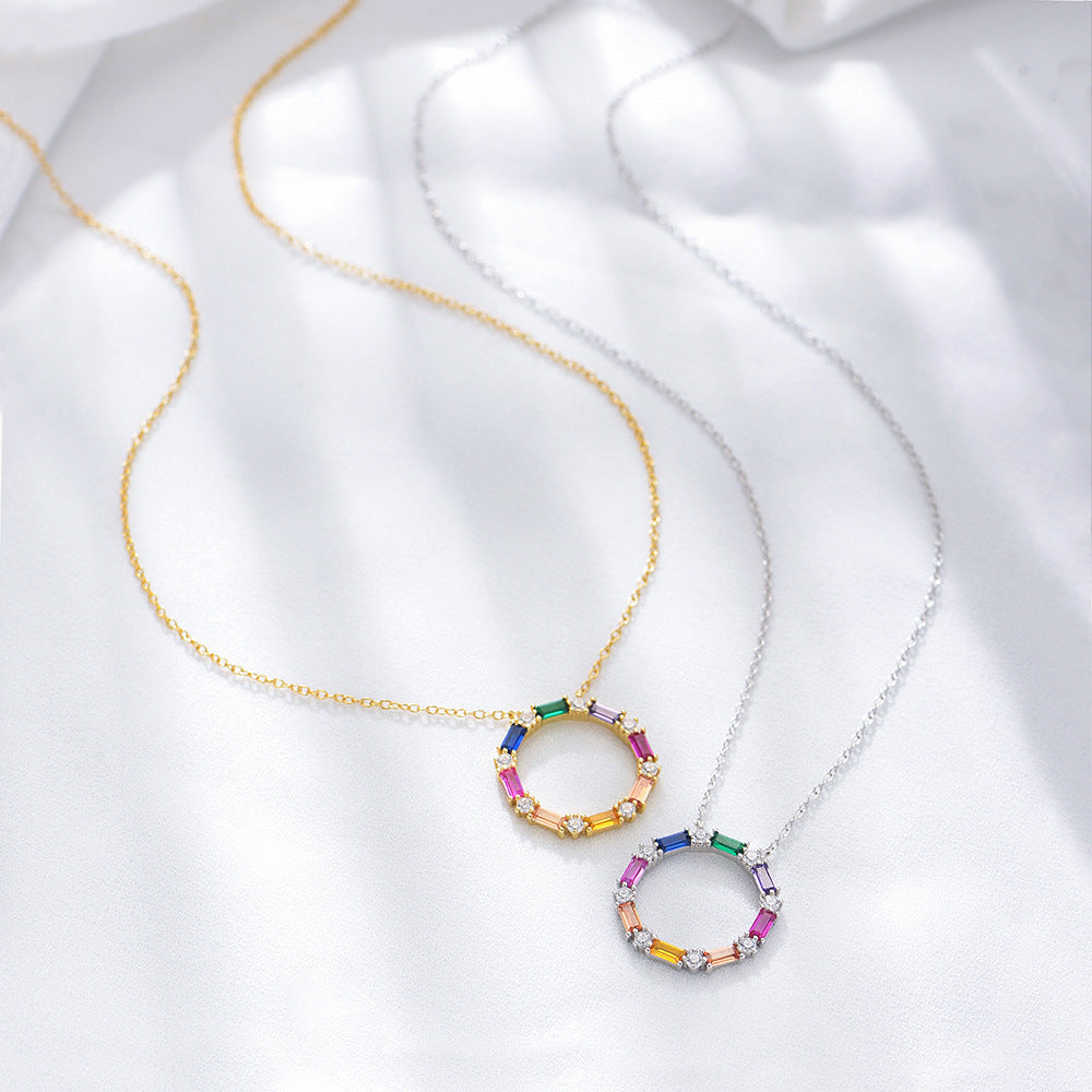 Rainbow Ring Radiance Necklace