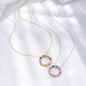 Rainbow Ring Radiance Necklace