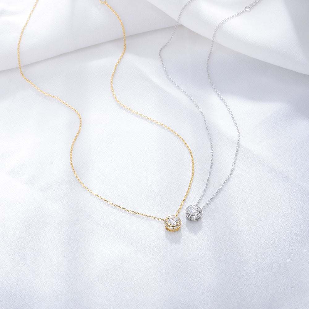 Luna’s StarryCircle Charm Necklace Stella Harte