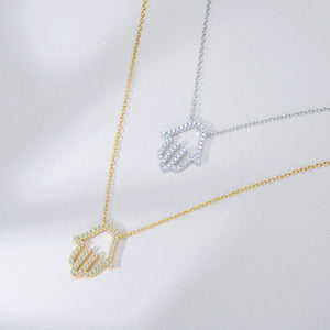 Celestial Palm Whisper Necklace