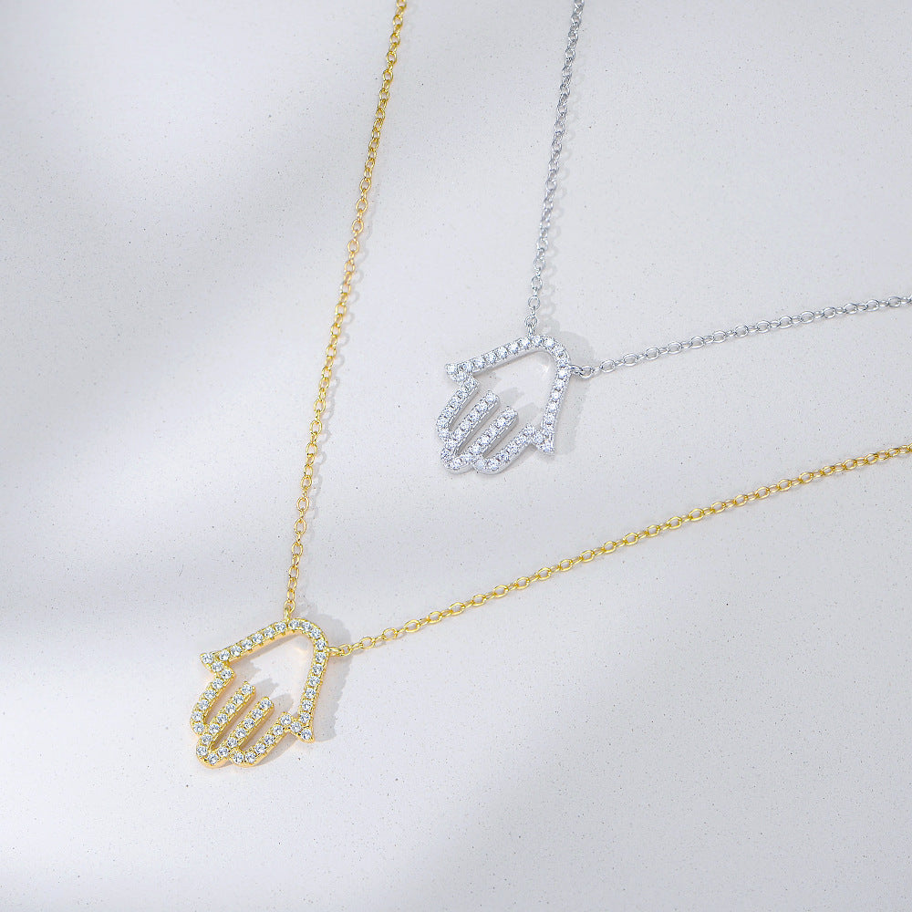 Celestial Palm Whisper Necklace